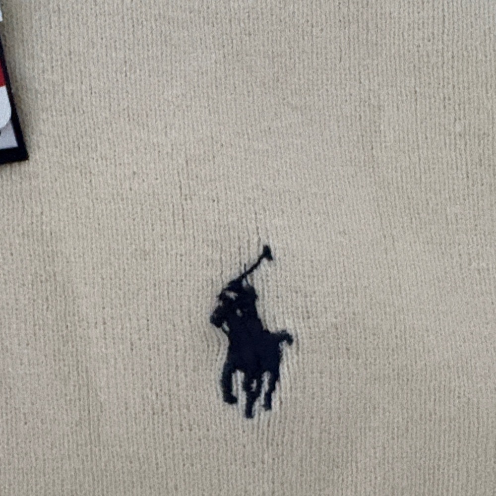 Polo by Ralph Lauren Men's Beige Crewneck Sweater - Picture 3 of 9